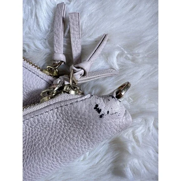 Tory Burch Purse Ivy Slouchy Satchel Bedrock Leather Expandable Bag -Miss STRAP - Picture 11 of 16